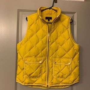 J. Crew Mustard Vest